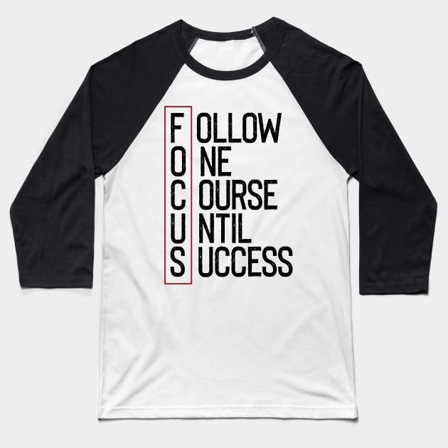 focus Baseball T-Shirt by hilu